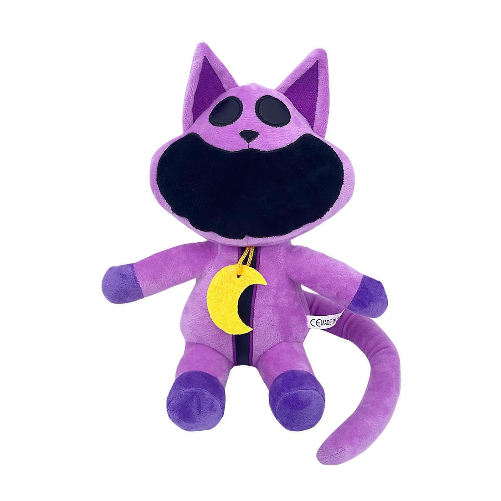 Smiling Critters Plush CatNap/Doyday/Craftycorn, Soft Stuffed Animal Pillow Doll for children and adults, (CatNap)