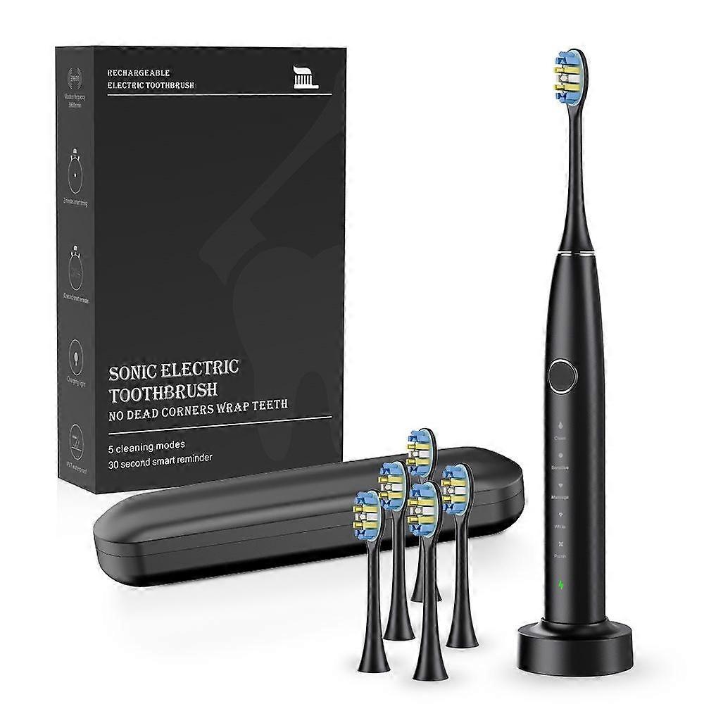 IPX7 Waterproof Sonic Wireless Electric Toothbrush
