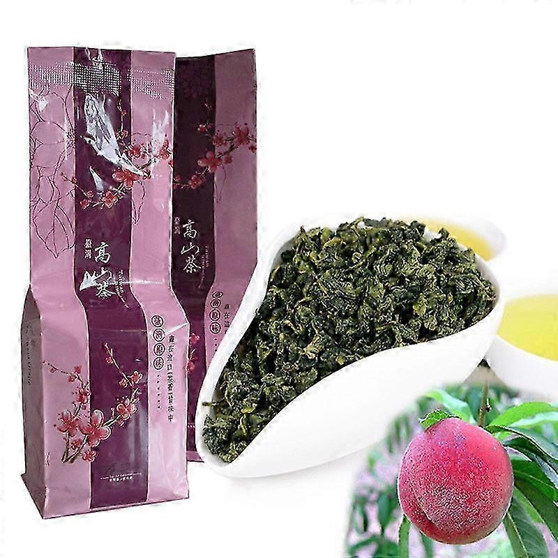 250g Taiwan Alishan HighMountain Peach Flavor Oolong Tea Organic Wu...