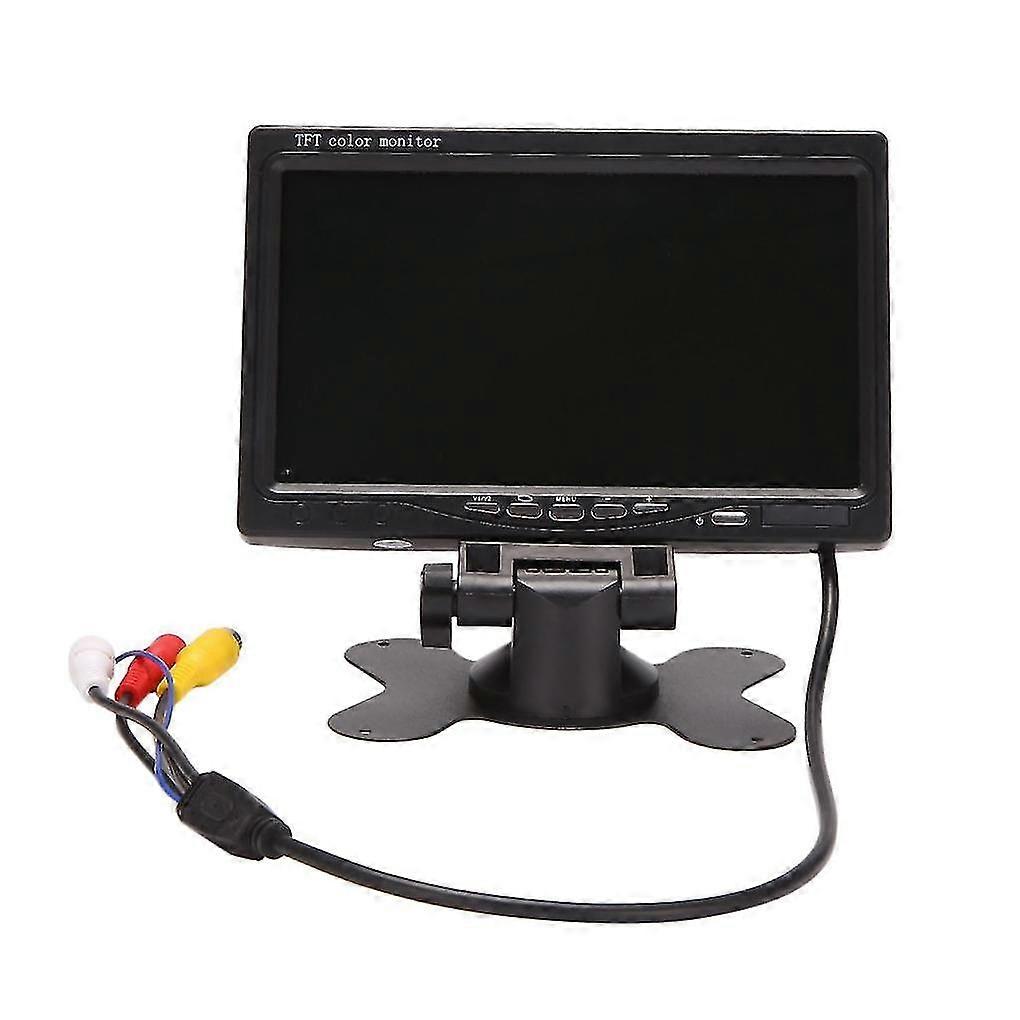 7 Inch Tft Lcd Color Hd Monitor Compatible Car Cctv Reverse Accesso...