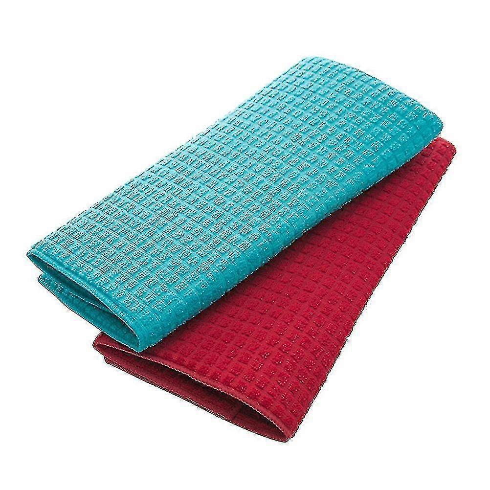 2pcs Rectangular Dish Drying Mats Microfiber Tableware Drying Pads ...