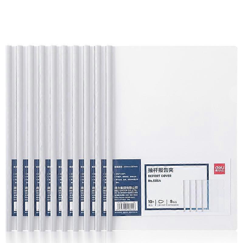 Deli 10pcs /Pack 5854 A4 Lever Arch File Binder
