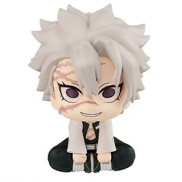 Demon Slayer Q Version Figure Kanroji Mitsuri Shinazugawa Sanemi Color Box Model Anime Collectible