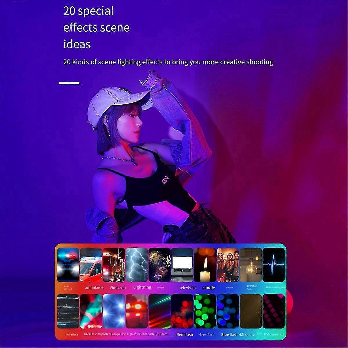 2500-9000K Fill Light Stick 3000mAh Handheld Led Fill Light,B