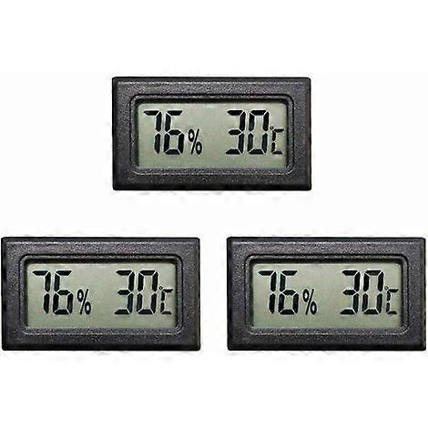 Mini Digital LCD Thermometer Hygrometer Temperature Humidity Tester (3PCS)