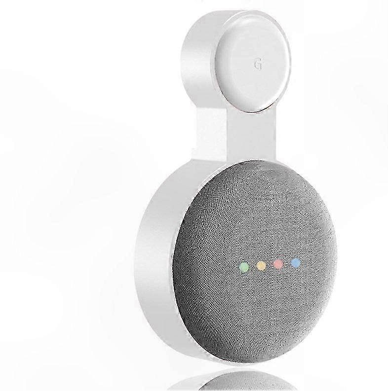 Smart Speaker Wall Mount, Space-Saving Design with Cord Management for Home Assistant Devices, Compatible with Mini Smart Speakers