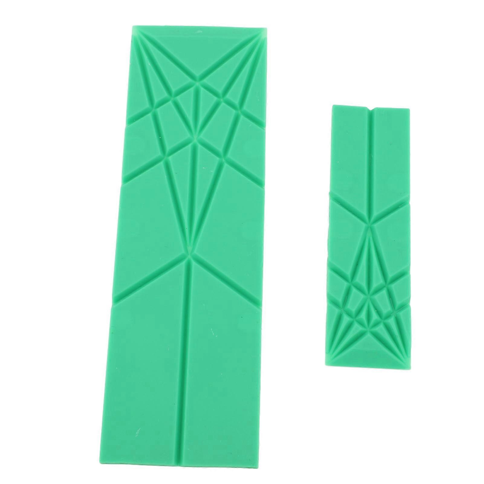 3 in 1 Folding Measuring Spoons Set Flat Design with 6 Sizes Multifunctional Kitchen Utensils Green Durable Plastic