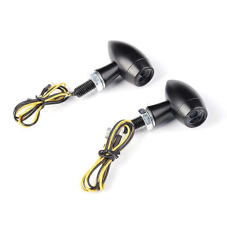 4-piece flash 12V E24 4LED amber mini universal waterproof flash for M8