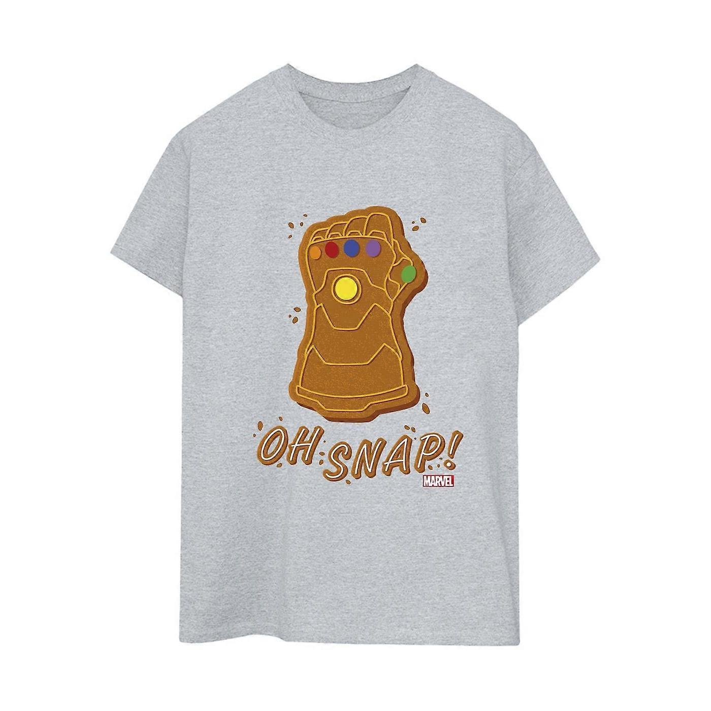 Camiseta de algodón Thanos Oh Snap para mujer de Marvel