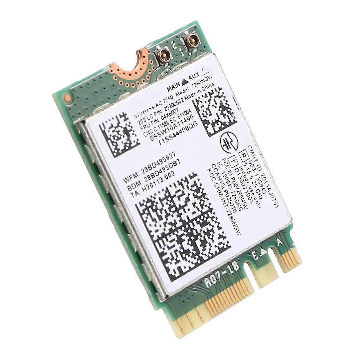 for T440 X240 Y40 Y70 Y50 7260AC Wireless Network Card 4.0 Bluetooth 04X6007