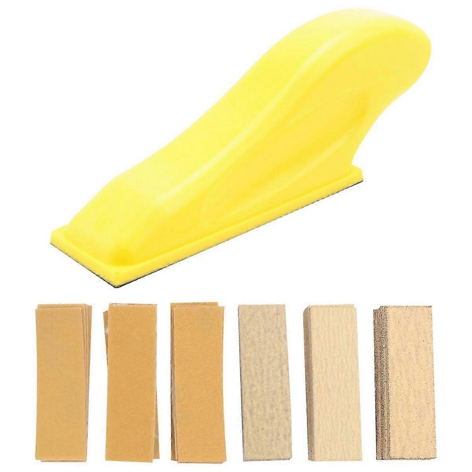 Mini Sander Kit, Micro-Sanding Tools for Small Projects, Small Detail Handle Sanding for Tight Narro