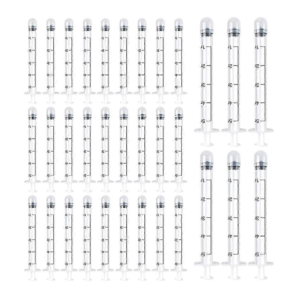 40 Pack Disposable Vaginal Cream Applicators, Lube Injector Syringes for Preseed, Suppository, and Lubricants