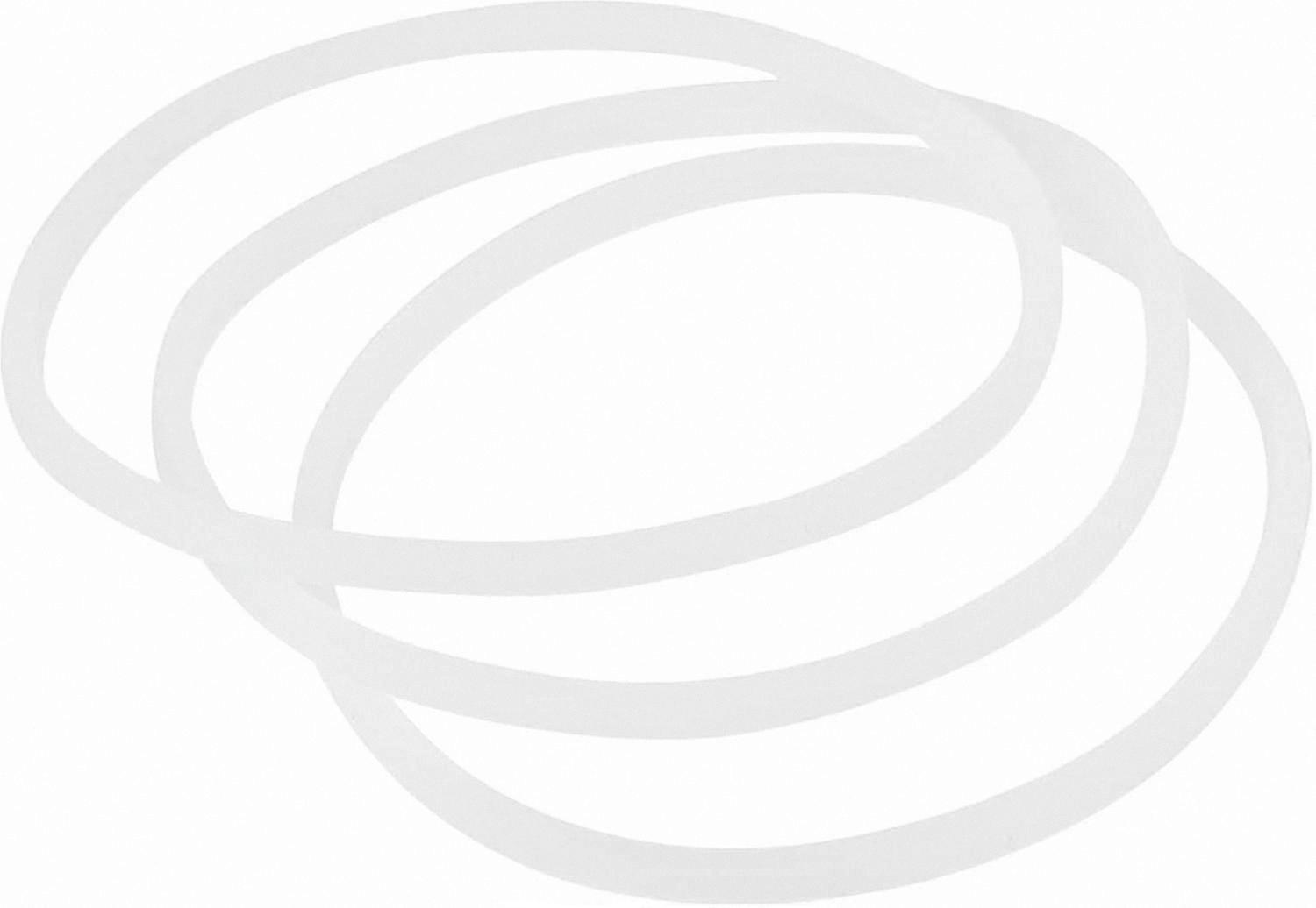6-Pack White Replacement Gaskets for Blenders with Flat Cross Blade Design