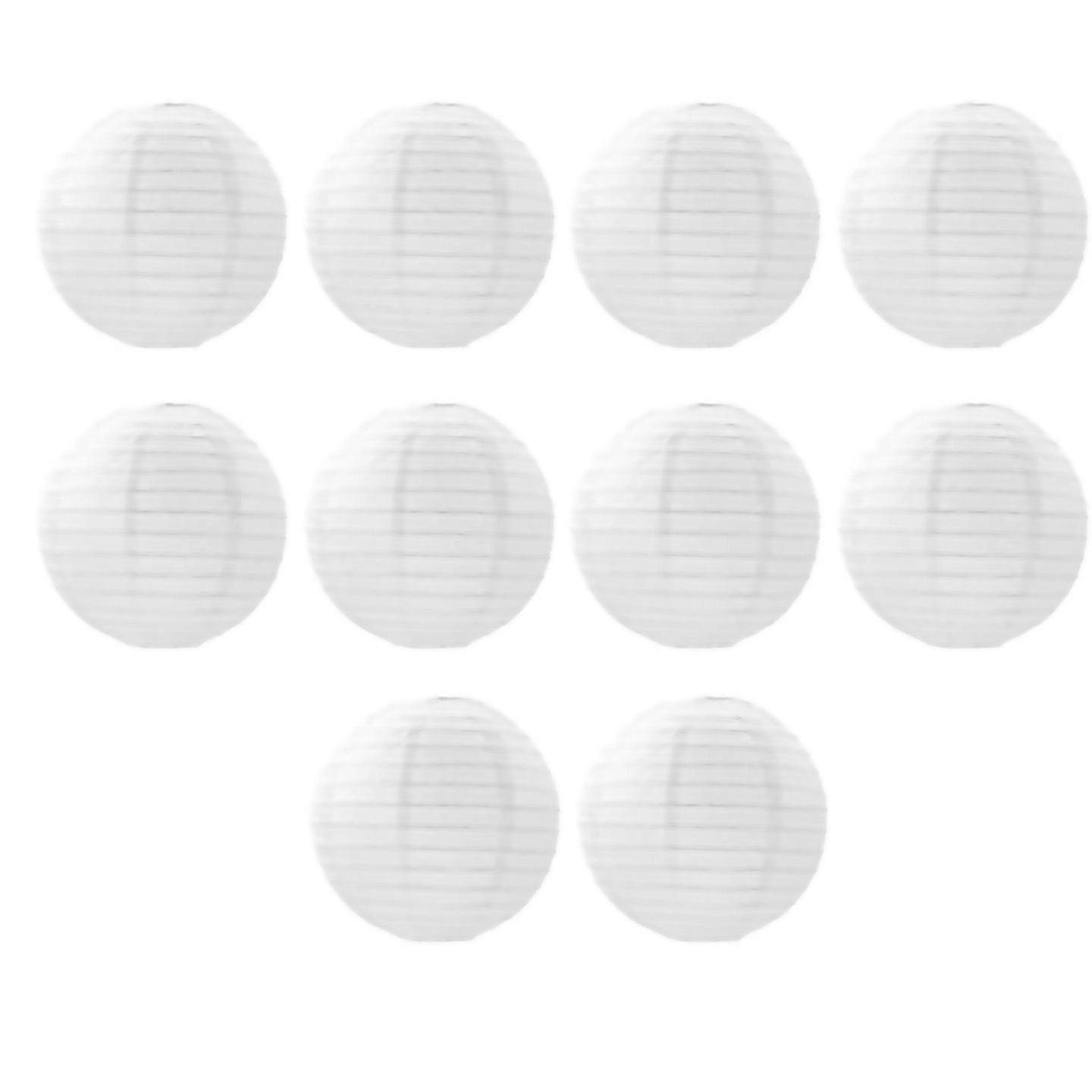 For Paper Lanterns Diy Round Lanterns Suitable For Weddings White