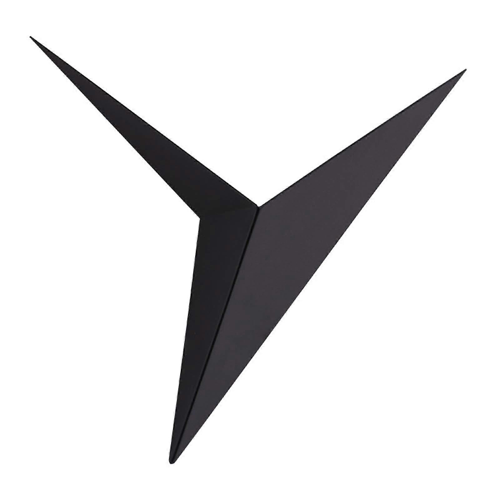 Triangle Wall Lamp Minimalist Wrought Iron LED Wall Sconce For Living Room And Corridor Black Or WhiteWarm Light