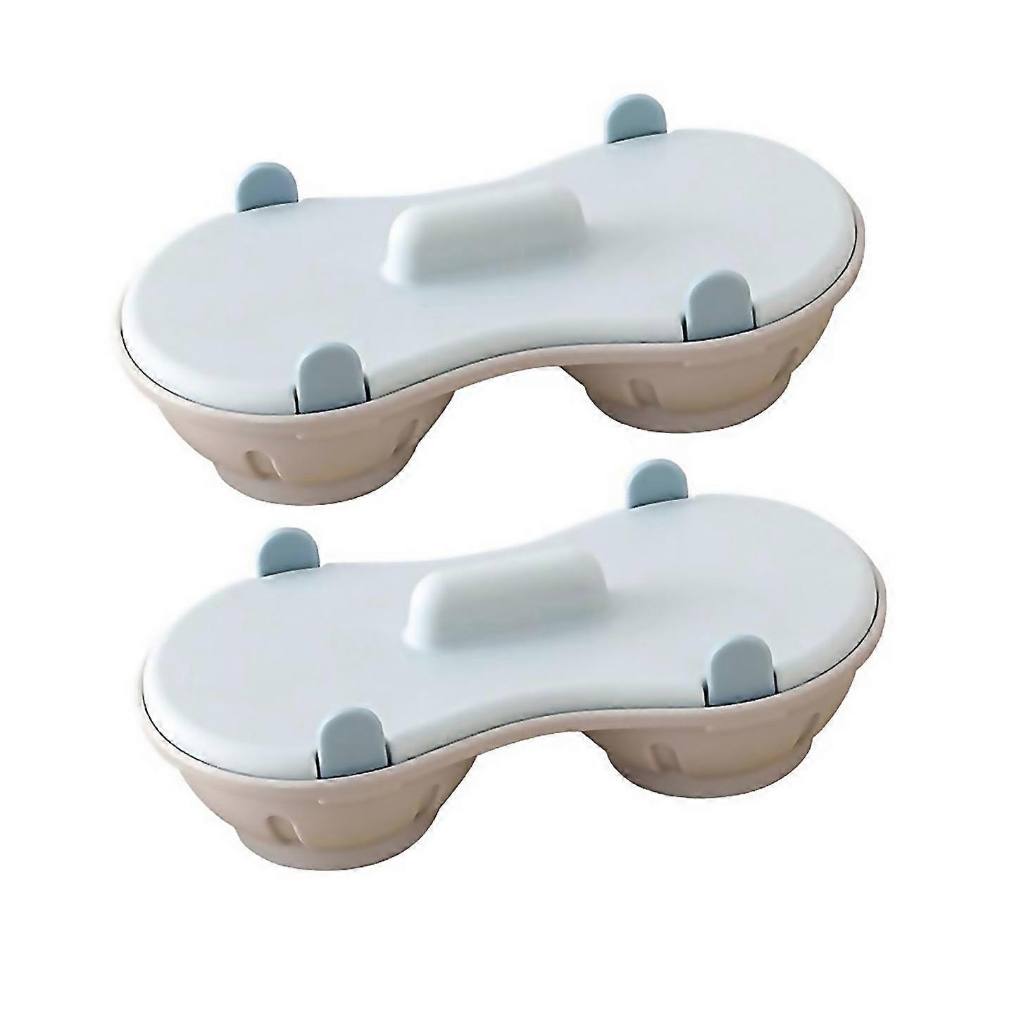 For 2pcs Microwave Egg Poacher 2 Cavity Silicone Egg Cookera