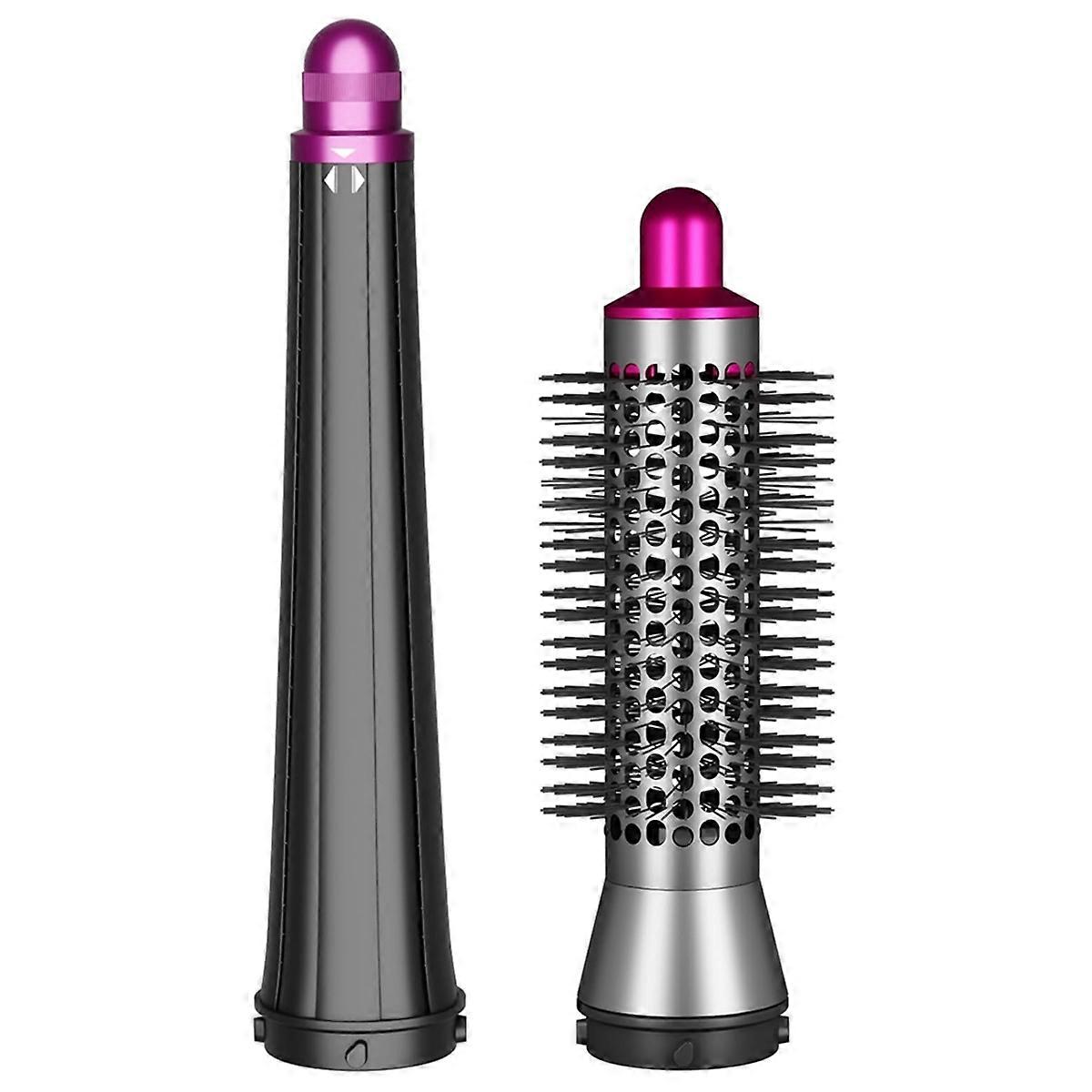 Small Round Volumizing Brush & Long Curling Attachment for HS01/HS05 Dual Rotation Curling Iron B