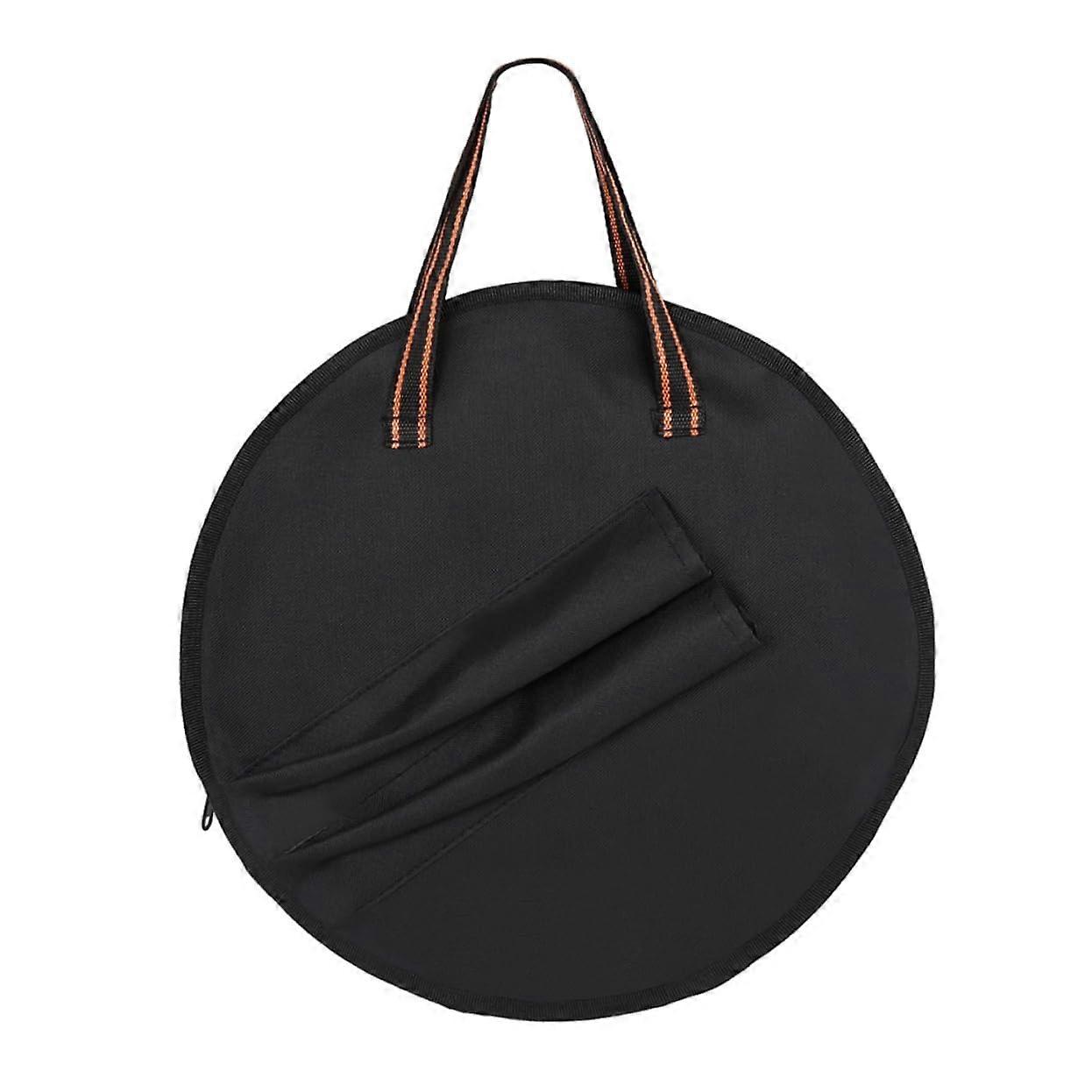 10Inch Dumb Drum Bag Portable Drumming Storage Case Waterproof Black Carrying Bag No Sticks Included