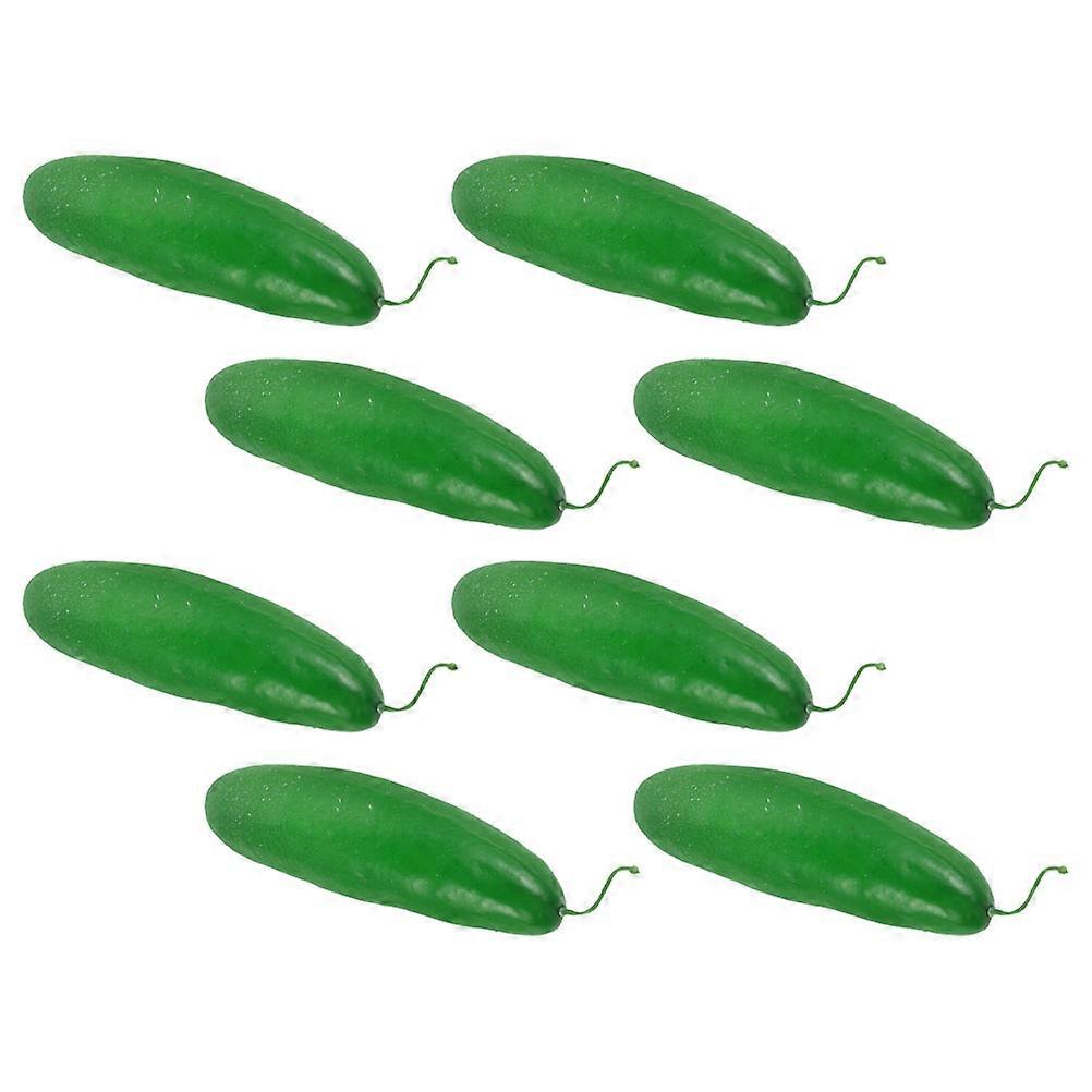 Artificial Cucumber Models Realistic Display Props for Decoration 32Pcs