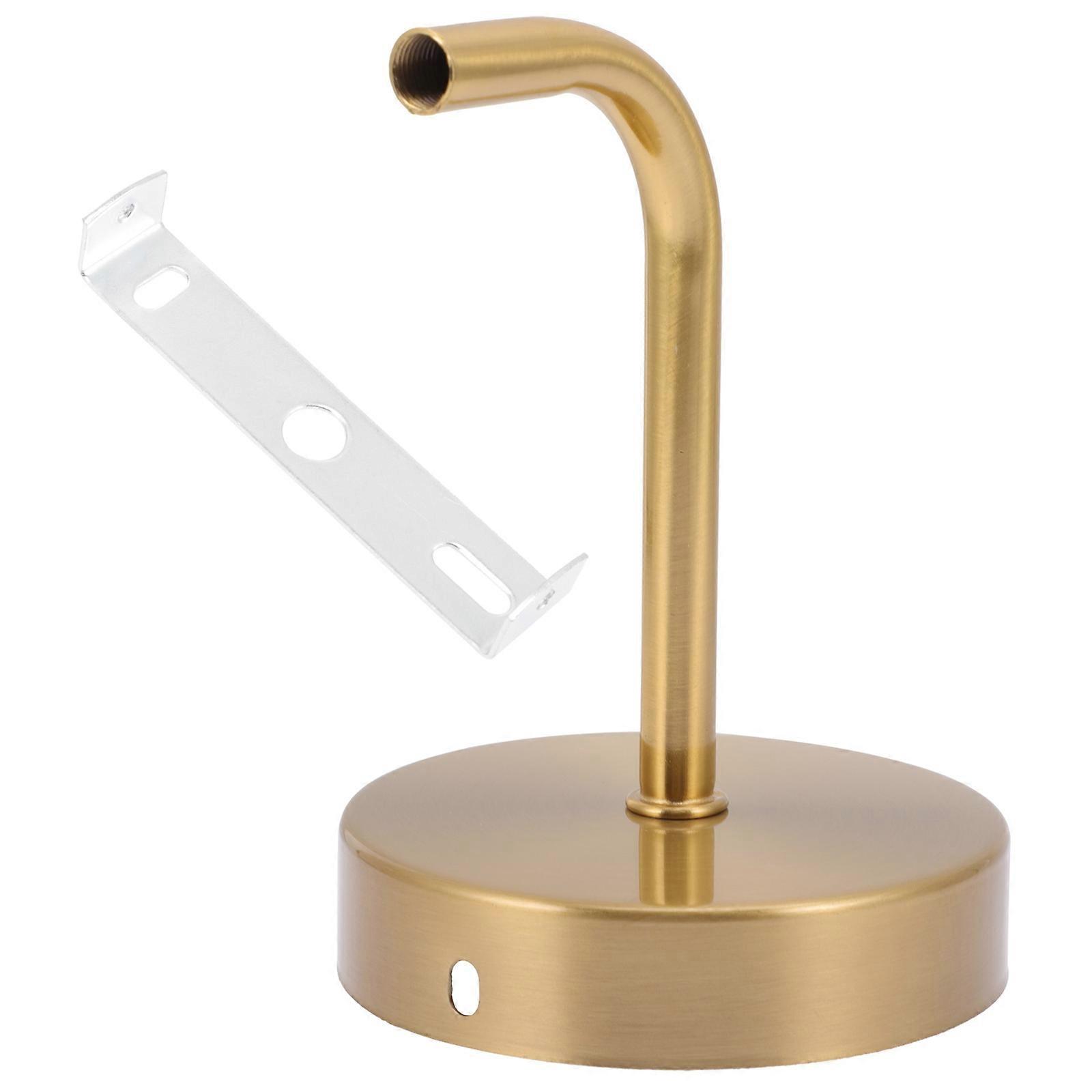 Wall Light Pole Lamp Holder for Home 3Sets Golden Metal Support Stand