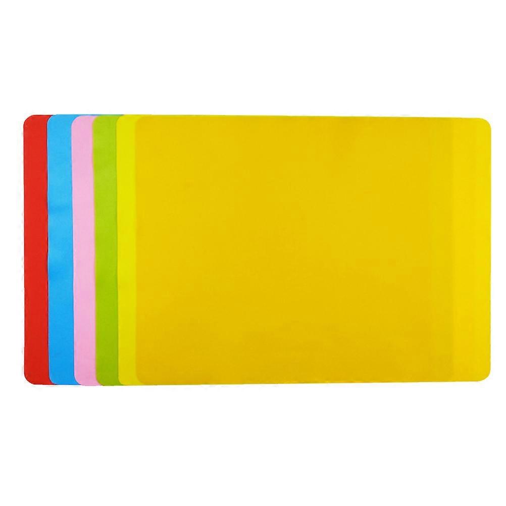 Tableware Mat Silicone Placemat for Heat Protection 12Pcs Assorted Color