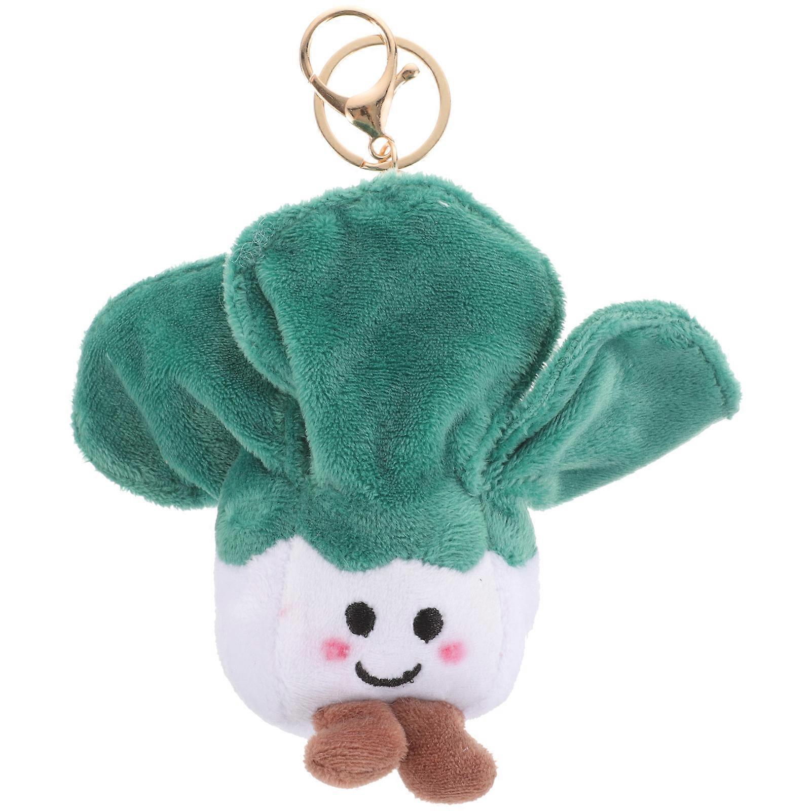 Plush Key Chain Vegetable Key Chain for Hanging Keys 4Pcs Decorative Pendant