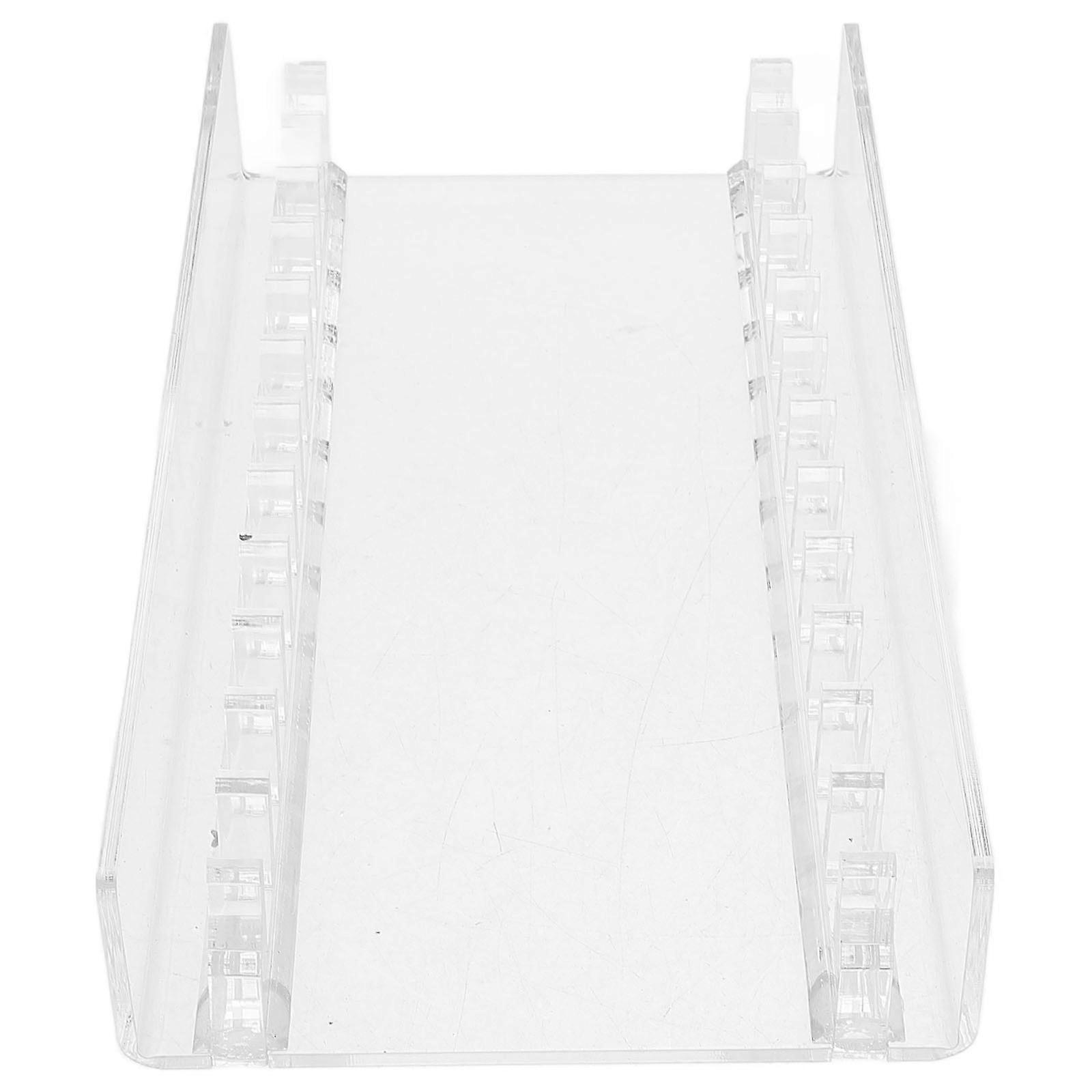 Gaming Card Case Holder 5Pcs Transparent Acrylic Solution For Indoor Gaming And Home Storage For Games