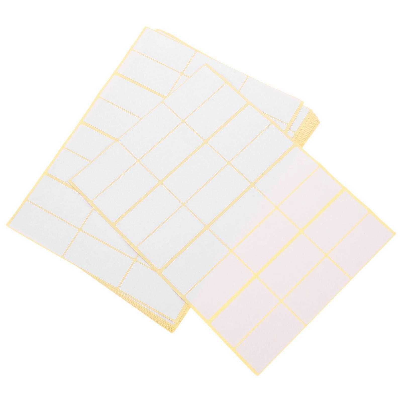 Writable Stickers Blank Label Stickers Group Activities Classification 1080Pcs
