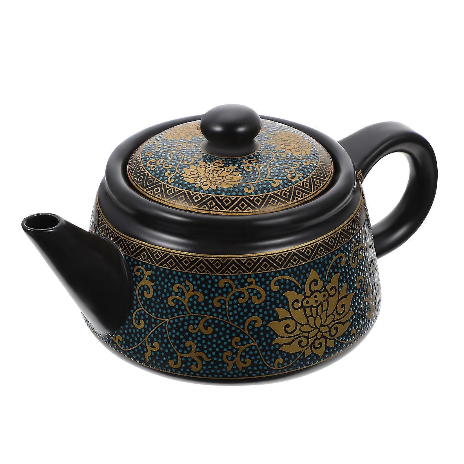 Elegant Tearoom Tea Pot Crafted For Friends Gatherings In 15x9x6.2cm Size Offering Efficient Tea Making With Heat Insulation 1Pcs