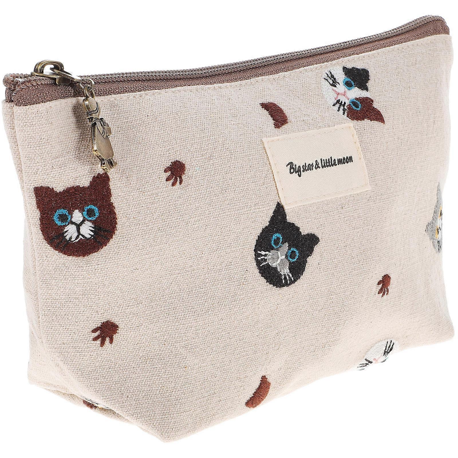 Cartoon Small Purse Change Bag for Cosmetics Storage 4Pcs Pack