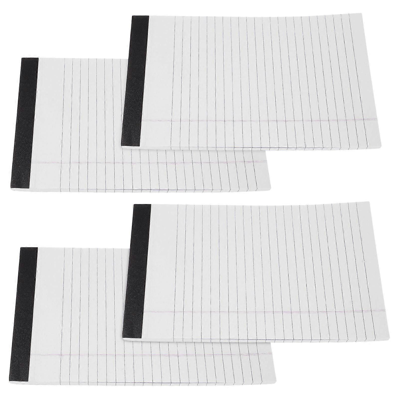 Legal Lined Notepad for Study White Paper Note Taking Feature 4Set
