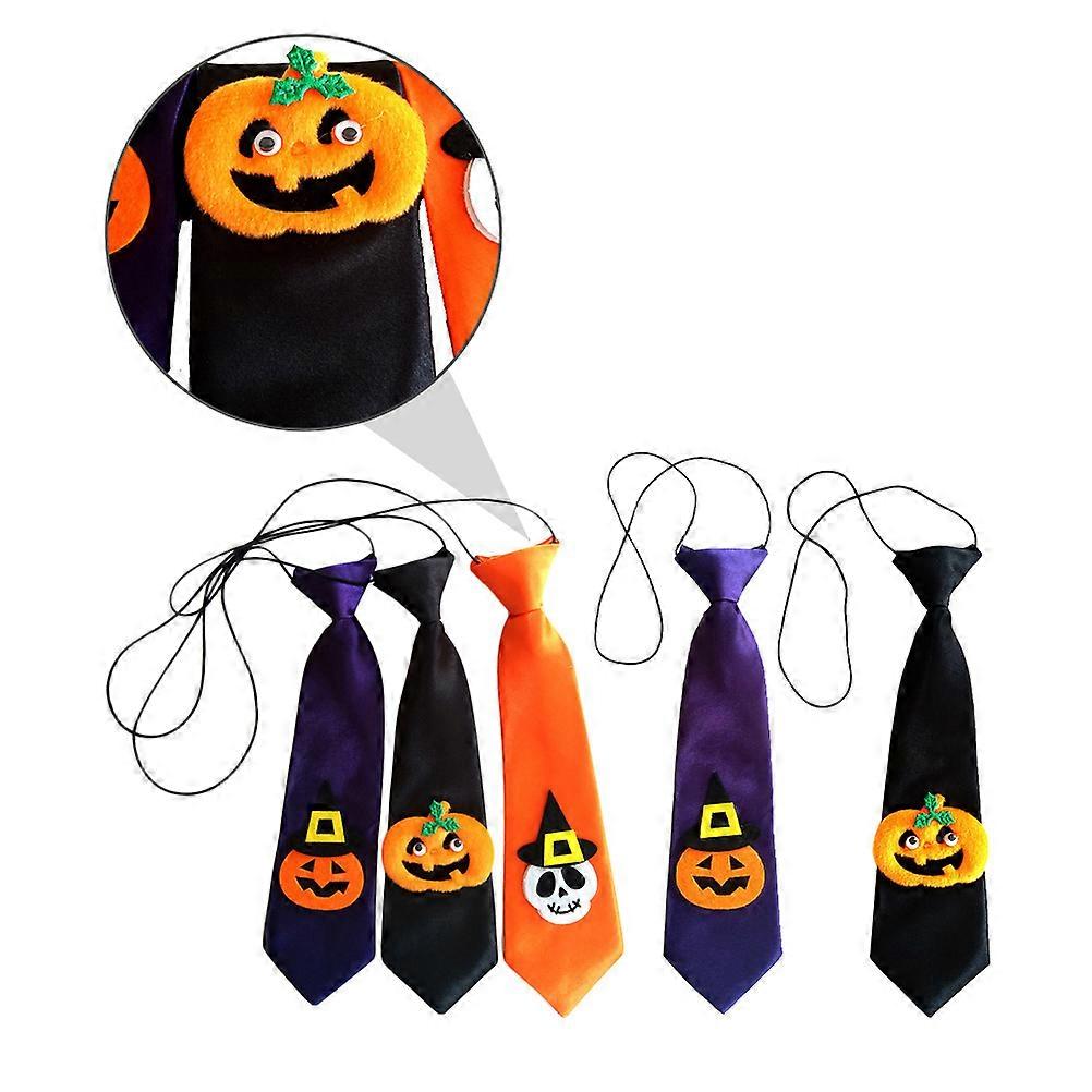 Dog Cat Necktie Halloween Holiday Assorted Color 10Pcs Set