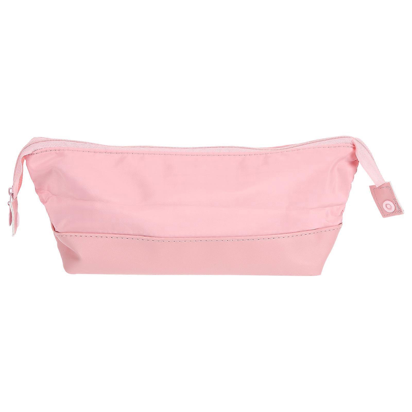 Multifunctional Portable Pink Pencil Bag for Storage Use 5Pcs Pencil Pouch