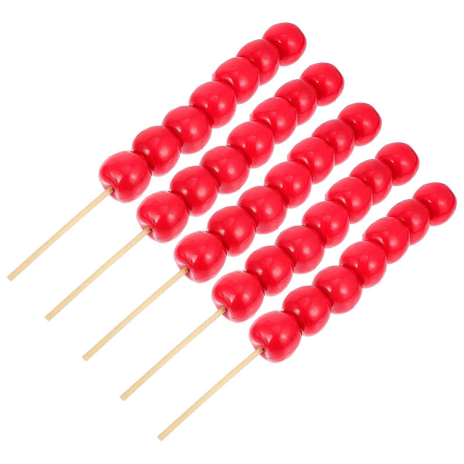 Simulation Candied Fake Chinese Snack Model for Decoration 15Pcs