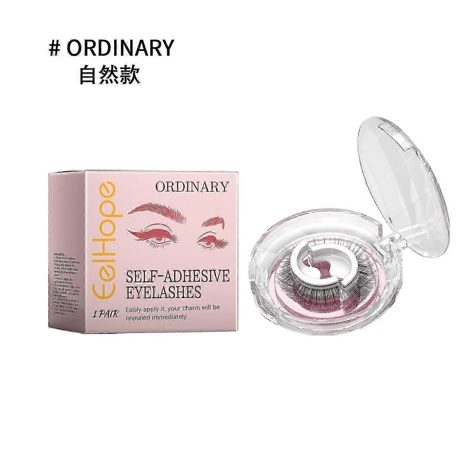 EELHOPE self-adhesive false eyelashes, lazy, no glue, no removal, self-adhesive, long, many eyelashes