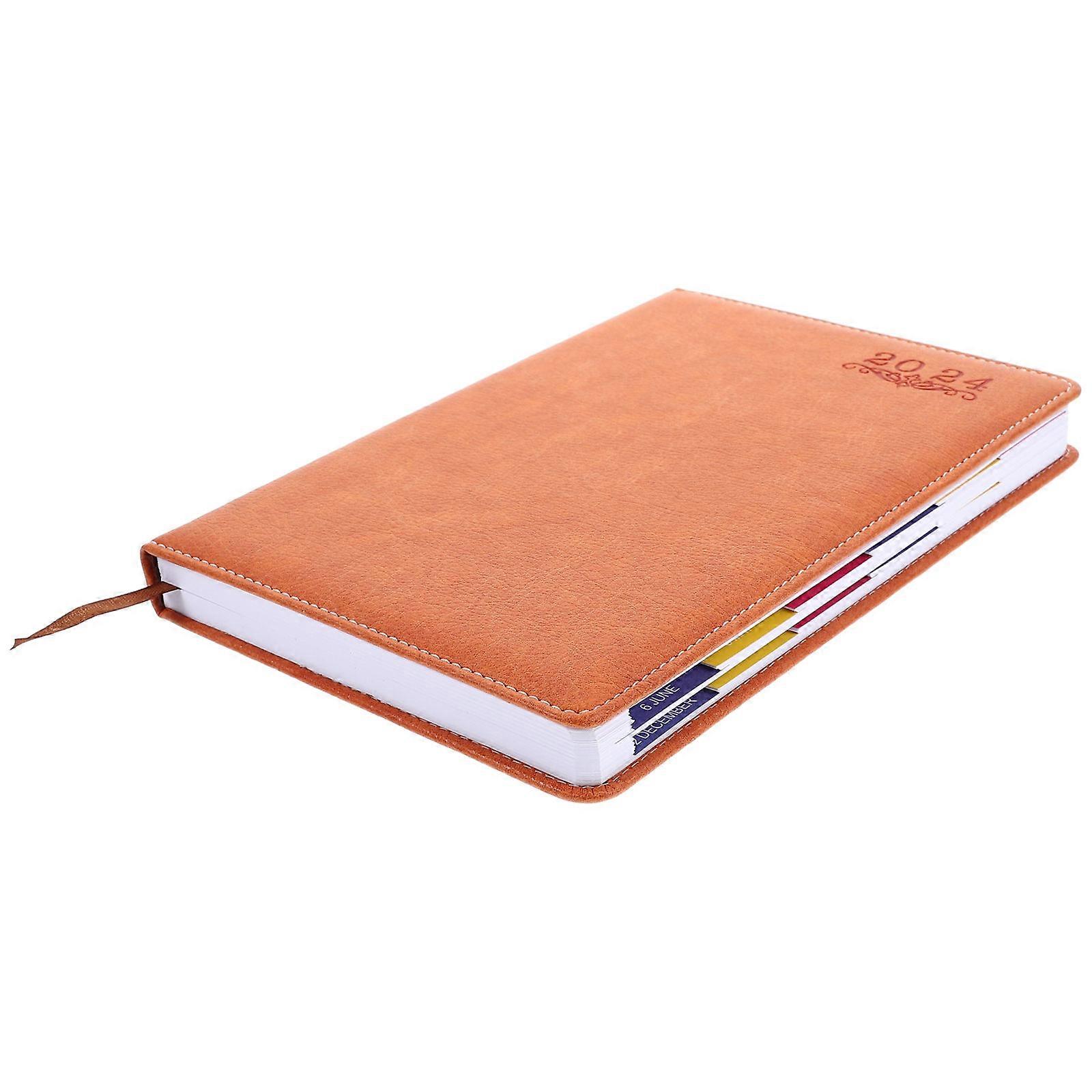 5Pcs Simple Design Agenda Planning Notebook Suitable For Travelers Daily Use With Dimensions Of 8.33X5.70X0.79In
