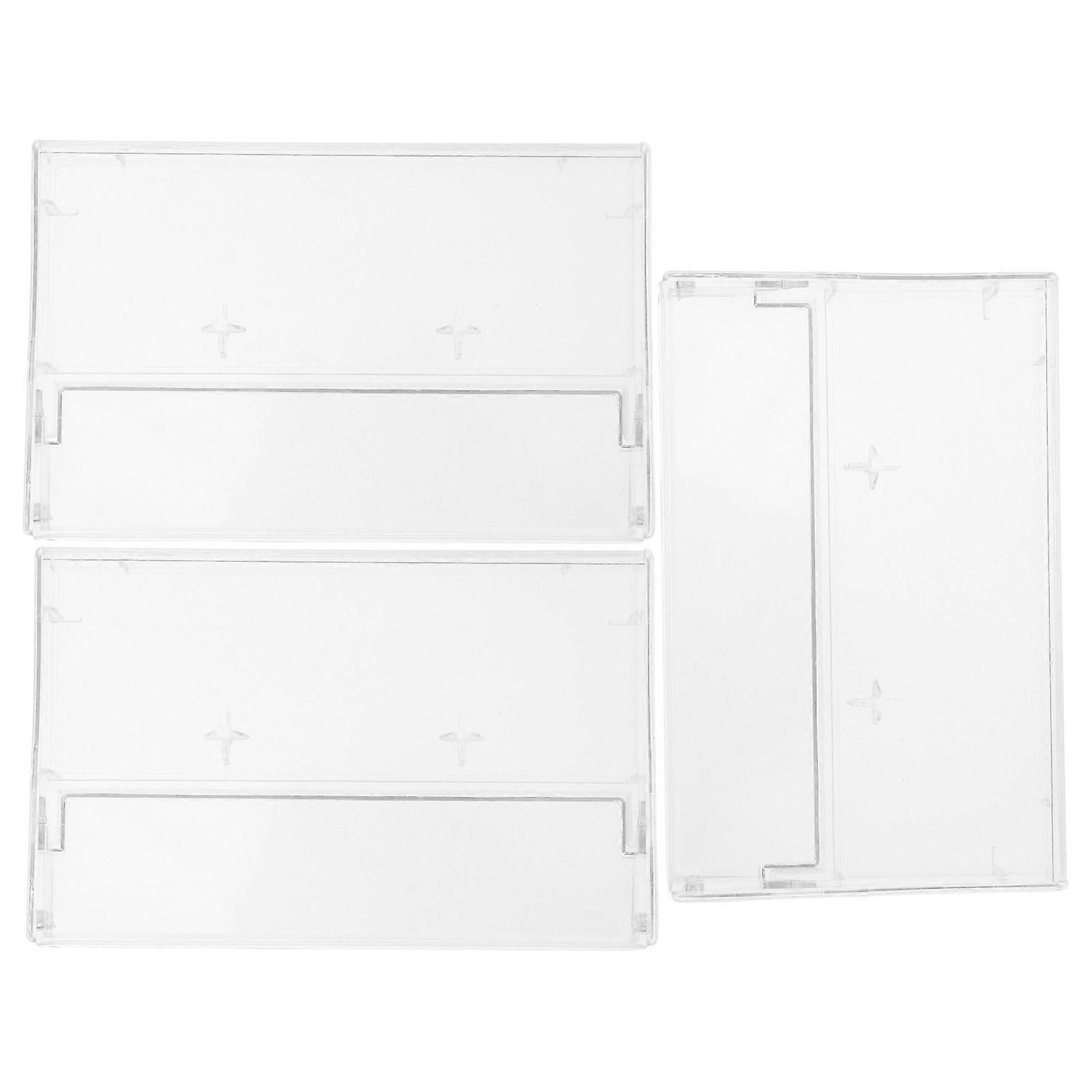 Audio Cassette Storage Plastic Cassette Tape Holder for 9Pcs