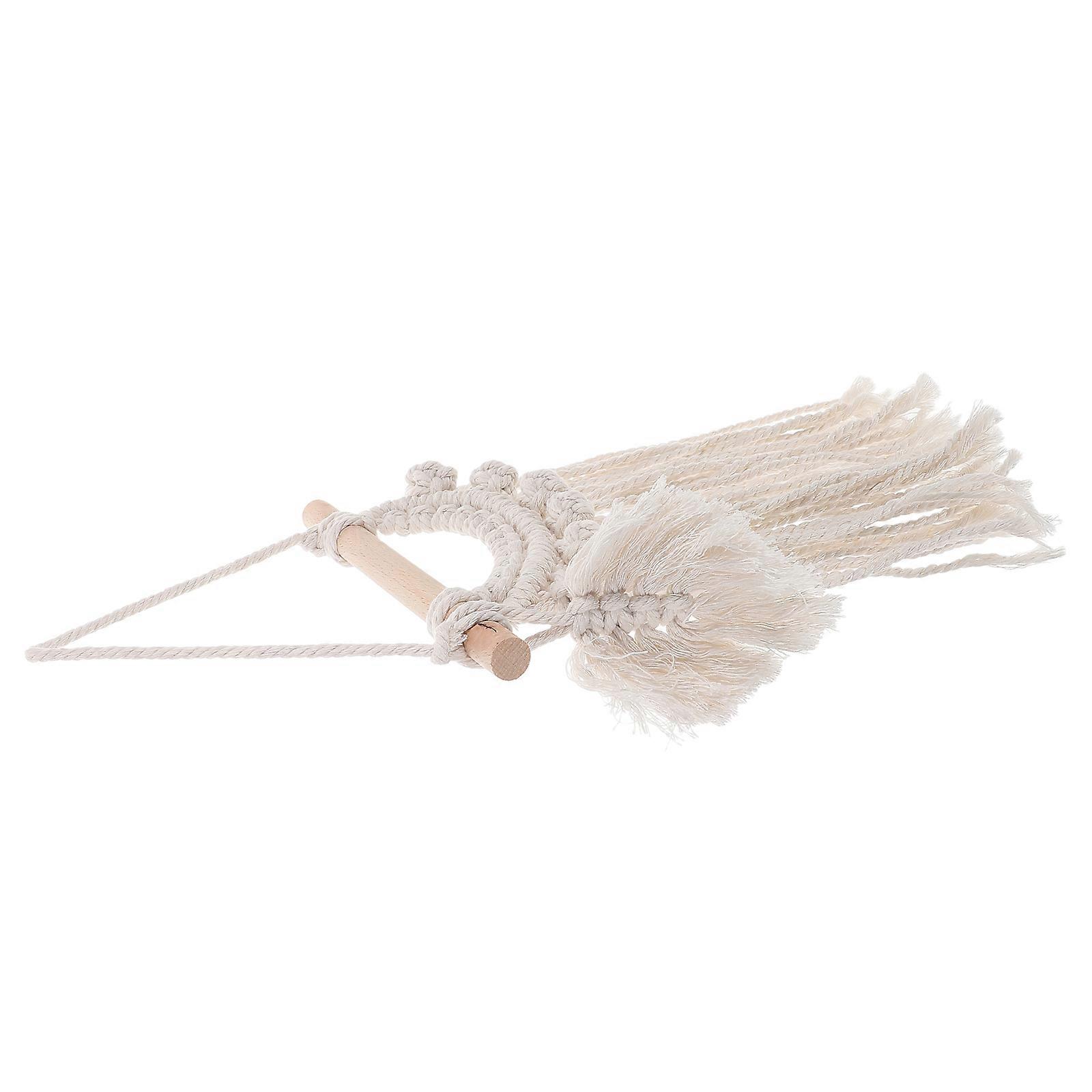 Boho Wall Decor Handmade Cotton Macrame Wall Hanging for Room Decor 2Pcs