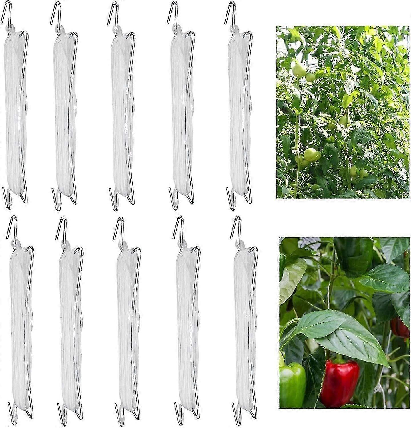 2025 Latest Model  Tomato Support Hooks Tomato Hooks with 10m Rope Tomato Hook Tomato Support