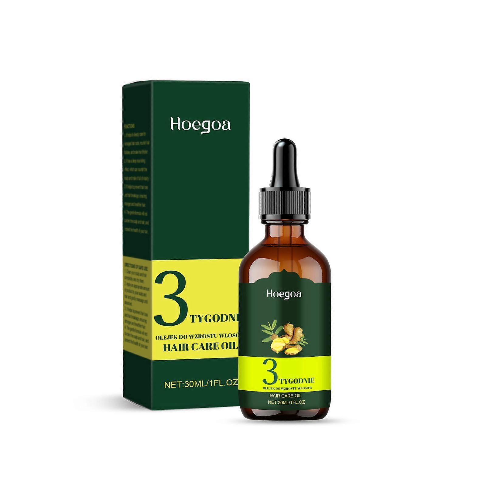 Hoegoa Hair Care Essential Oil Is Refreshing And Nourishing, Making The Scalp Smooth And Shiny, And The Hair Naturally Fluffy. Hair Care Essential Oil