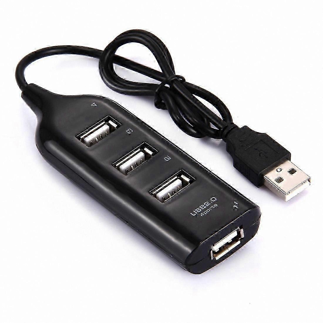 4-Port USB 2.0 Hub with 30cm Cable for Easy Connectivity