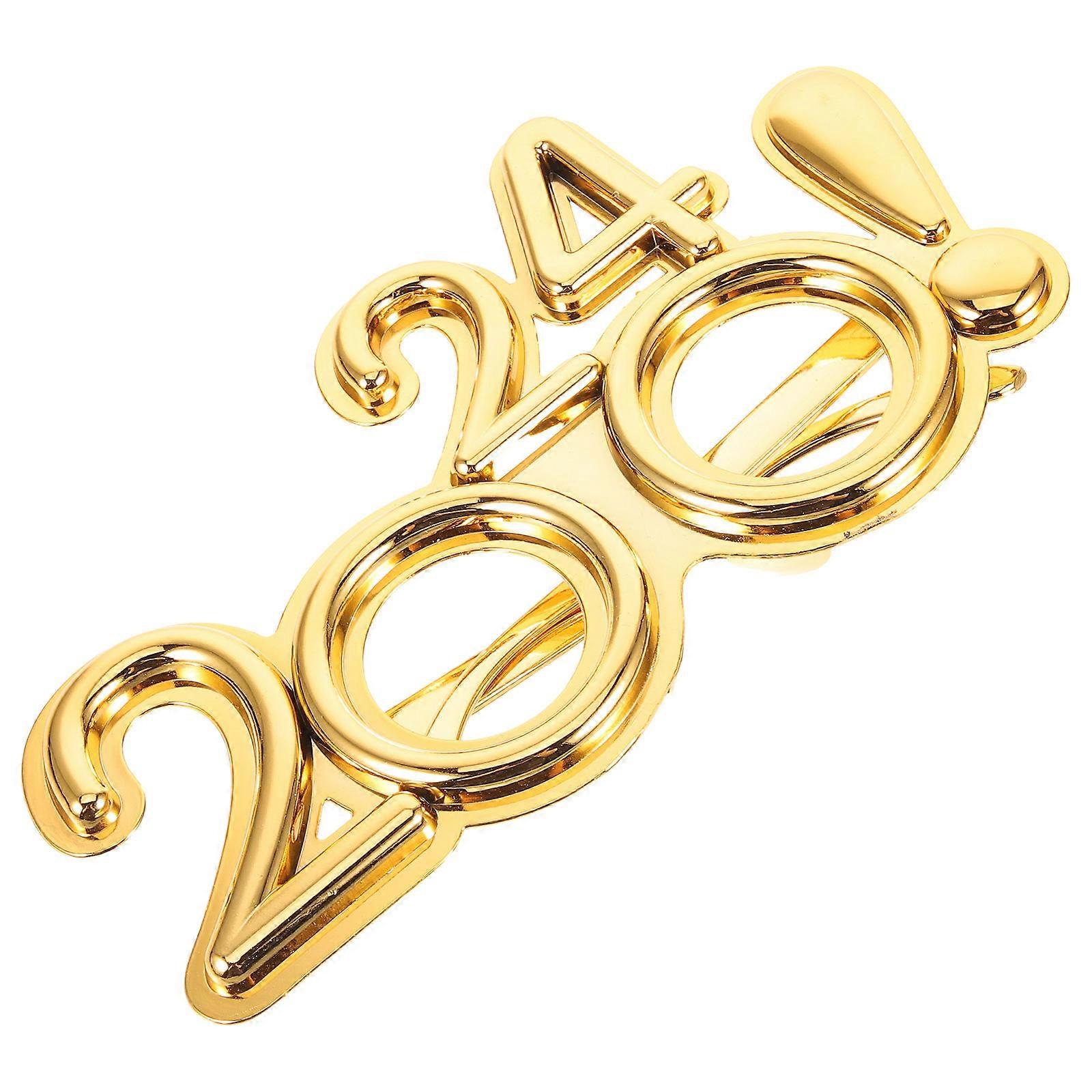 2024 New Year Glasses Party Eyeglasses Props for 3Pairs