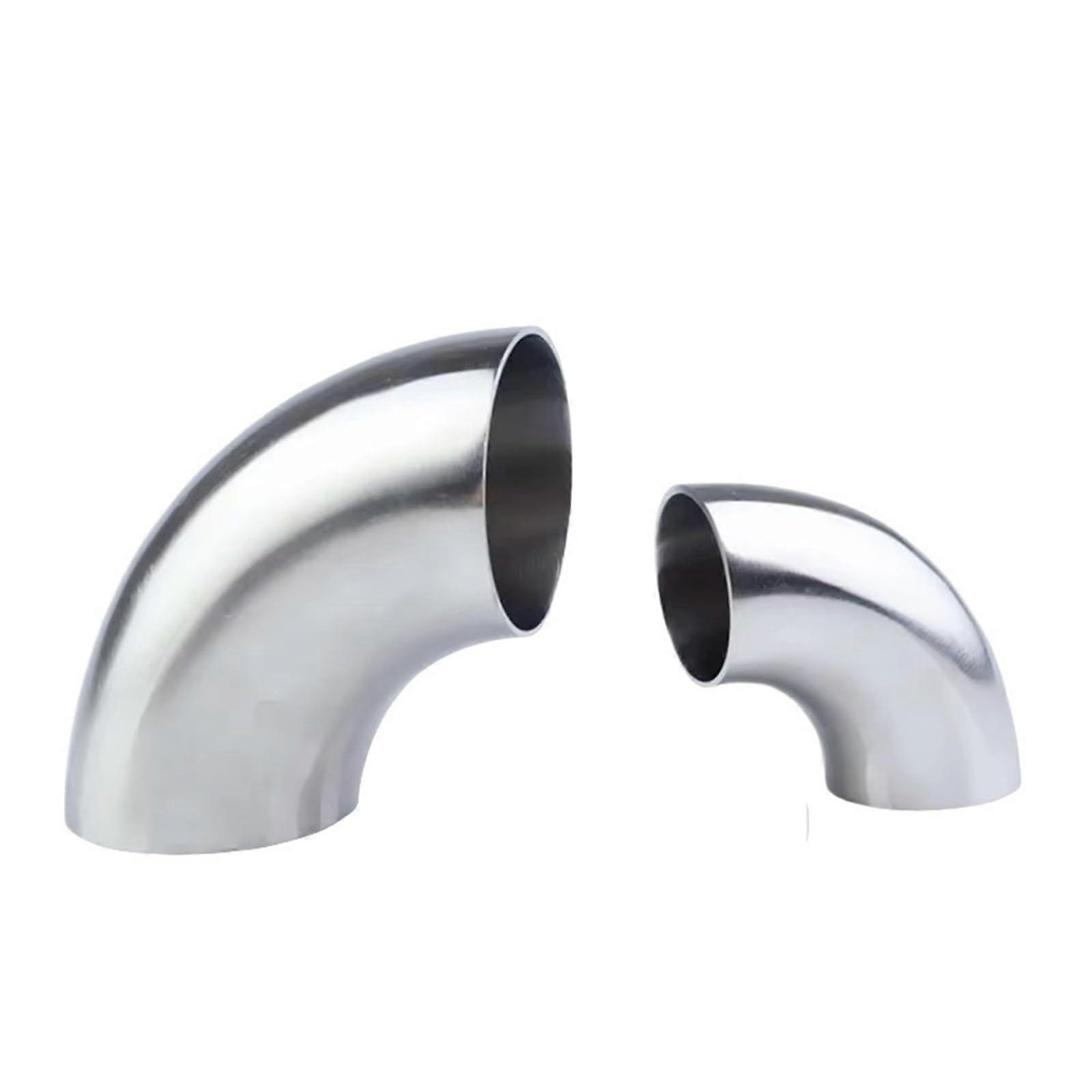 304 Stainless Steel Elbow Pipe Fitting 90 Degree 16 Mm Outer Diameter 1.5 Mm Wall Thickness Welding