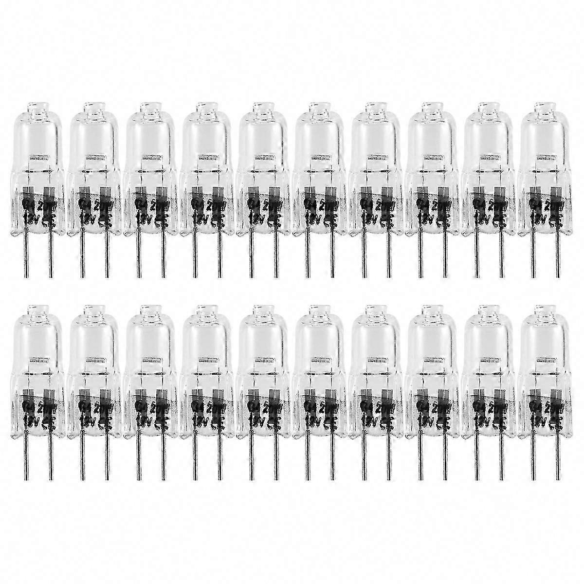 20 Pcs G4 Halogen Bulbs, 20W 12V Halogen Light Bulbs