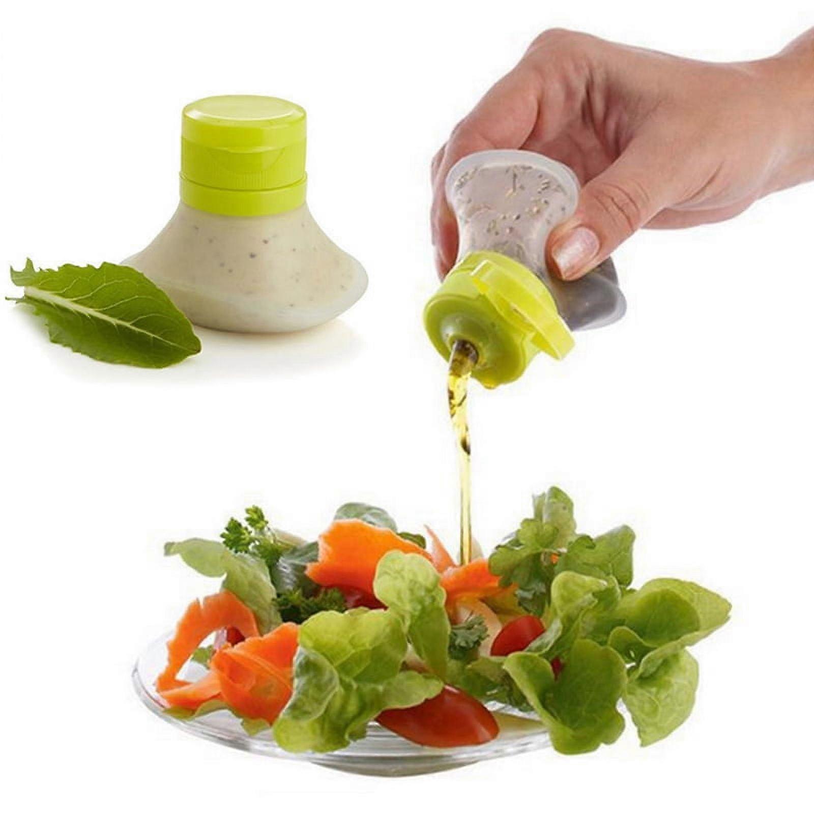 Portable Mini Salad Dressing Squeeze Bottle For Kitchen Tools Outdoor Storage Bottle