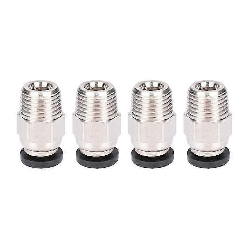 10 Pieces PC4-01 M10 Quick Fitting Straight Pneumatic Fitting Push to Connect