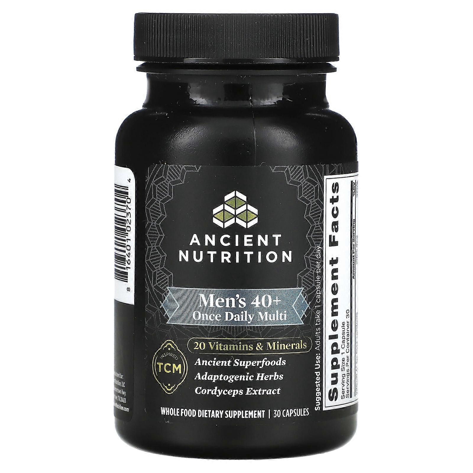 Men's 40+ Once Daily Multi, 30 Capsules