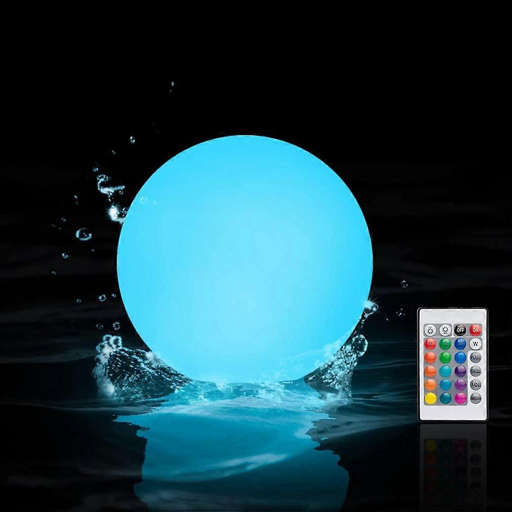 ZENGO 3pcs Floating Pool Light LED Spa Light, Waterproof RGB 16 Color Changing Bathtub Night Light, Light Up Ball Light