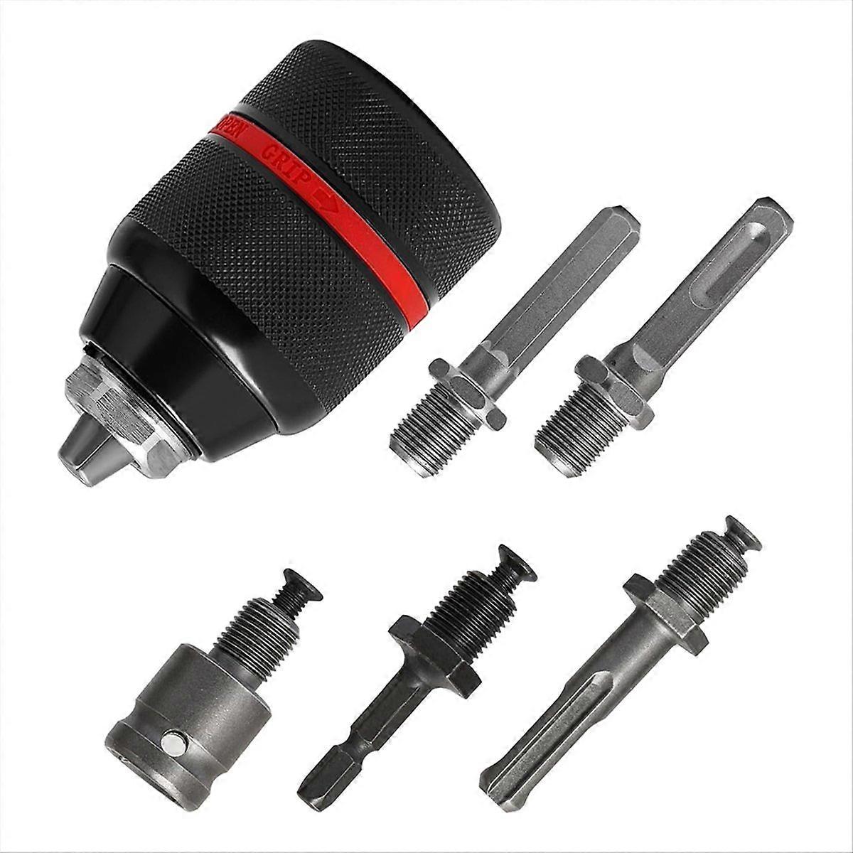 1.5-13mm Keyless Hand Drill Chuck 1/2-20UNF with SDS Plus Adapter