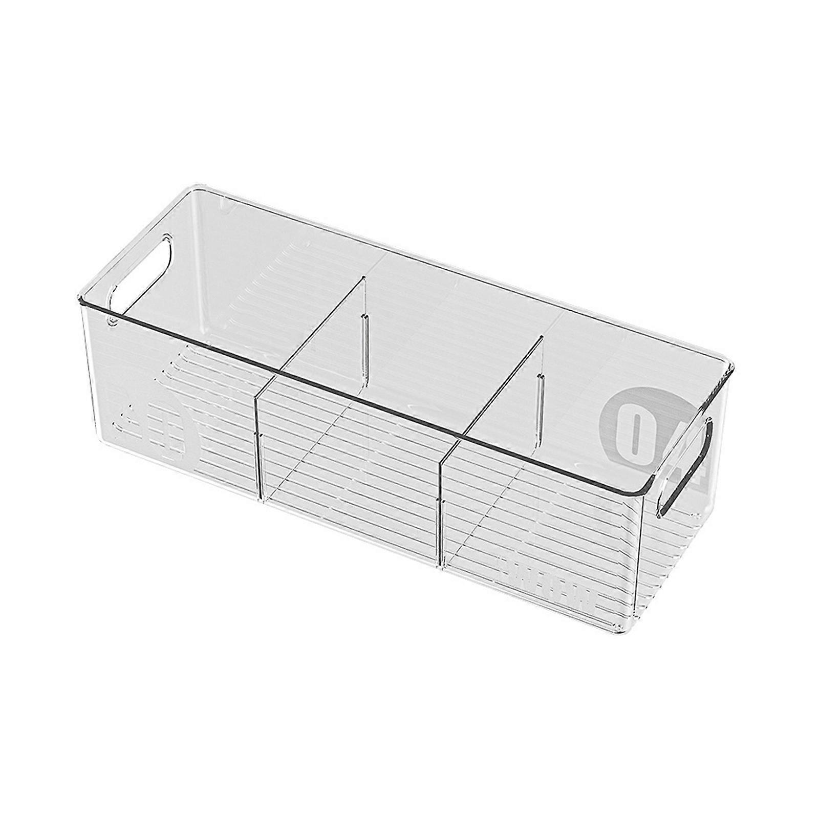 Food Grade Storage Container for Refrigerator Organization Transparent Stackable Kitchen Fridge Storage Bin  S